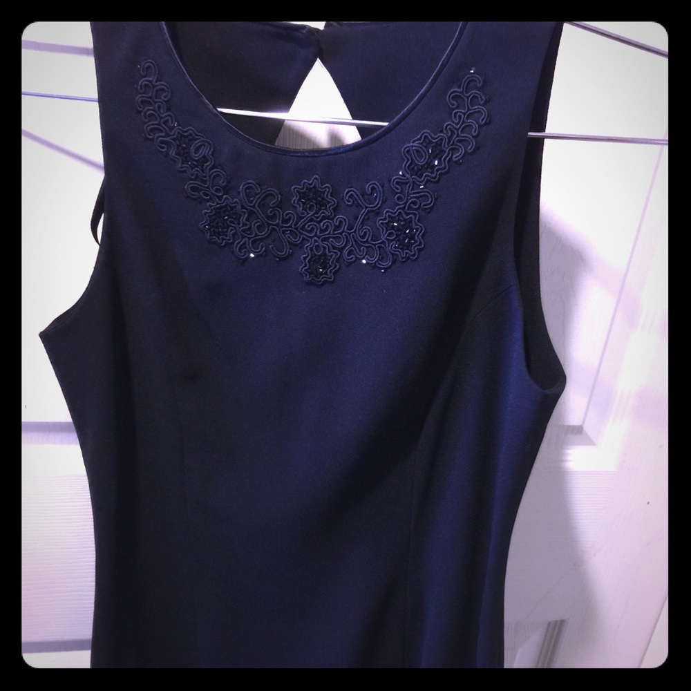 💋LIZ CLAIBORNE BLACK PARTY DRESS SIZE 2P💋